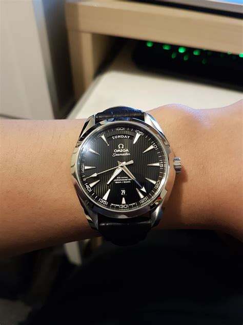 omega aqua terra day date